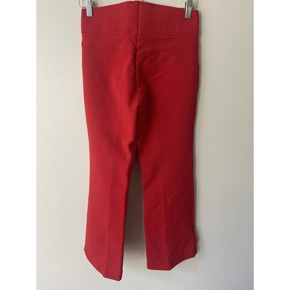 Fera Mens Ski Pants 28R Red Nylon Zip Pockets Lined Boot Leg Snowboard Zipper - Picture 5 of 9